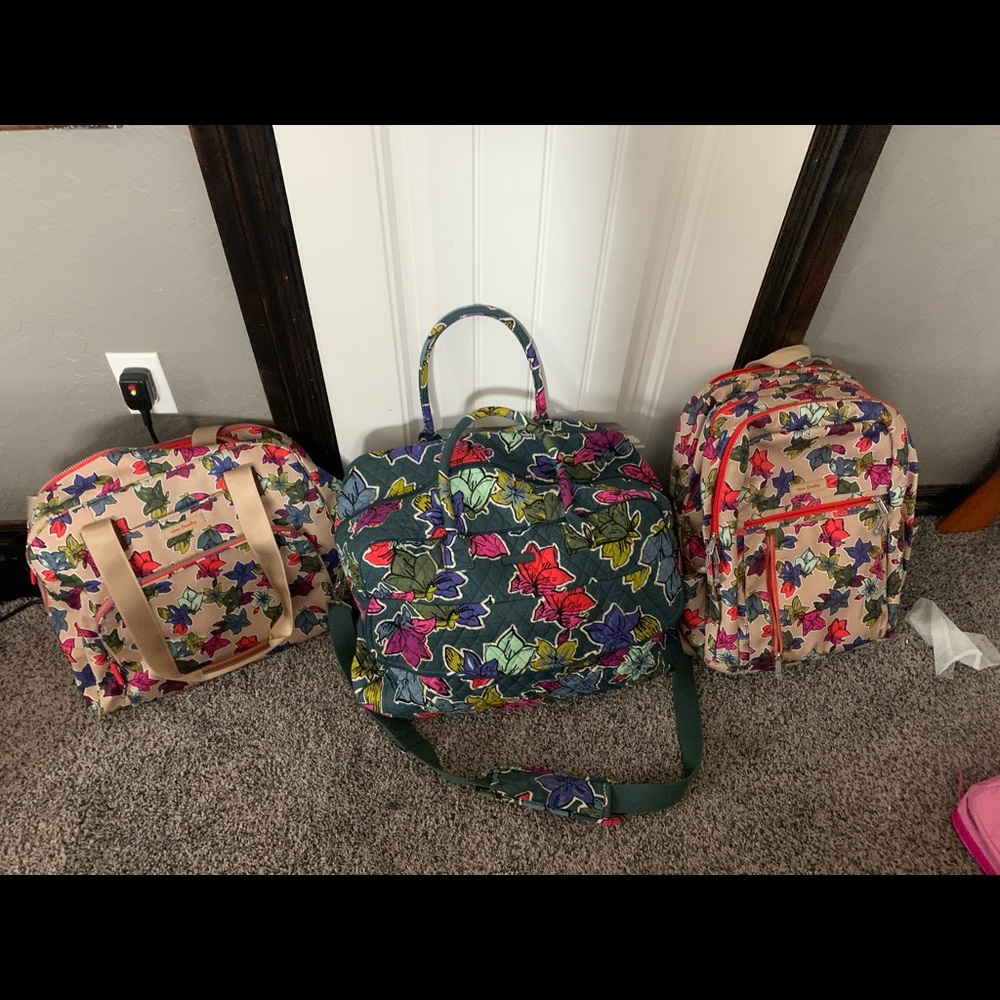 Vera Bradley travel set